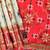 White color zari and meena weaving patola silk saree