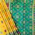 Yellow color zari and meena weaving patola silk saree