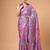 Multicolor satin printed saree