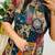 Floral printed pure cotton round neck kurta & trouser set