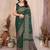 Women printed daily wear chiffon georgette saree with blouse