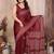 Women printed daily wear chiffon georgette saree with blouse