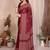 Women printed daily wear chiffon georgette saree with blouse