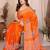 Women printed daily wear chiffon georgette saree with blouse