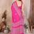 Women printed daily wear chiffon georgette saree with blouse
