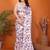 Women printed daily wear satin saree with blouse