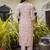 Women cotton blend kurta pant dupatta set