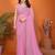Women solid/plain embellished bollywood georgette saree with blouse