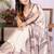 Women printed daily wear satin saree with blouse