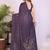 Women printed daily wear satin saree with blouse