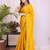 Women solid/plain embellished bollywood georgette saree with blouse