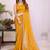 Women solid/plain embellished bollywood tissue saree with blouse