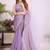 Women embellished bollywood tissue pure silk saree witn blouse