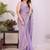 Women embellished bollywood tissue pure silk saree witn blouse