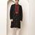 Men’s black embroidered kurta pyjama set