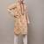 Men’s brown embroidered kurta pyjama set