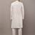 Men’s off-white embroidered kurta pyjama set