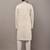Men’s cream embroidered kurta pyjama set