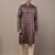 Men’s brown printed kurta pyjama set