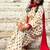 Floral printed pure cotton round neck kurta trouser & dupatta set