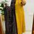 Floral embroidered pure cotton v neck kurta trouser & dupatta set