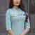 Floral embroidered pure cotton round neck kurta & trouser set