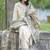 Floral embroidered pure cotton round neck kurta trouser & dupatta set