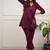Floral printed pure cotton v neck co-ord set