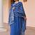 Floral printed pure cotton round neck kurta trouser & dupatta set