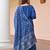 Floral printed pure cotton round neck kurta trouser & dupatta set