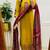 Floral printed pure cotton round neck kurta trouser & dupatta set
