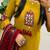 Floral printed pure cotton round neck kurta trouser & dupatta set