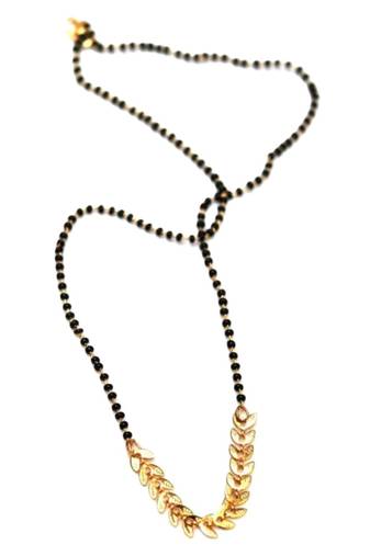 Reeti fashions leaf pattern office wear mangalsutra