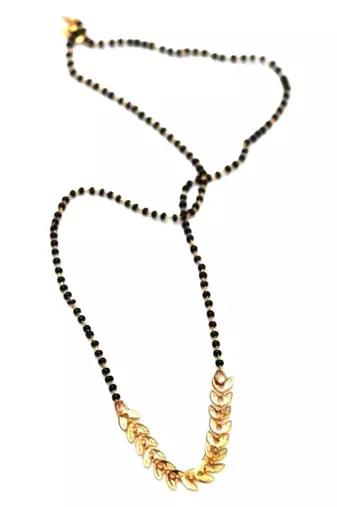 Reeti fashions leaf pattern office wear mangalsutra