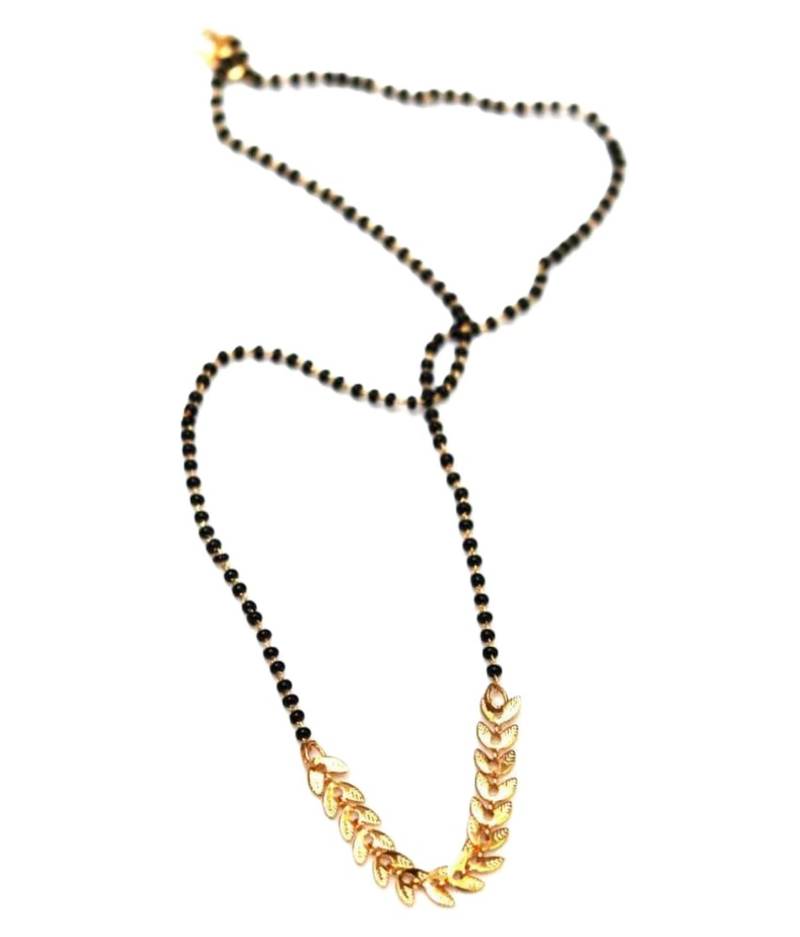 Reeti fashions leaf pattern office wear mangalsutra