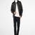 Men’s premium dark brown leather jacket – muiltipal zipper & quilted shoulder style