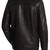 Men’s simple dark brownlambskin leather jacket – straight zipper style