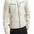 Men’s white lmbskin leather jacket – iconic zipper  biker style with quilted design