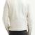 Men’s white lmbskin leather jacket – iconic zipper  biker style with quilted design