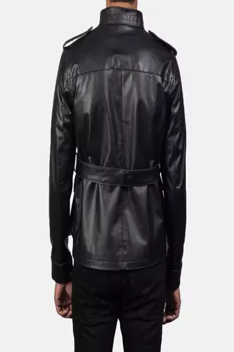 men's black lambskin leather jacket classic zip up style exclusive featured