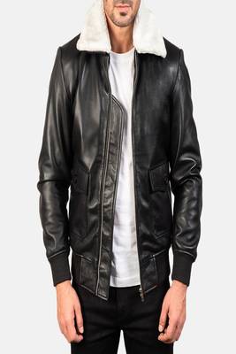 men's black premium lambskin leather jacket premium quilted design stylish 2