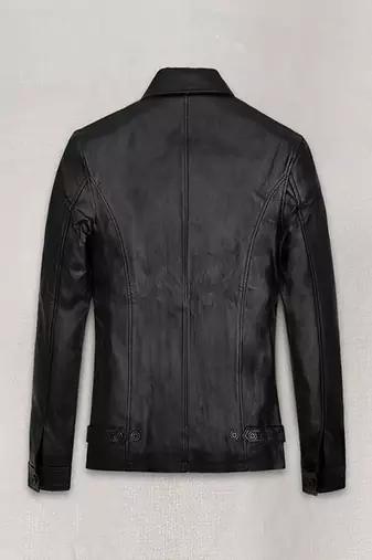 men's black lambskin leather jacket classic zip up style modern stylish