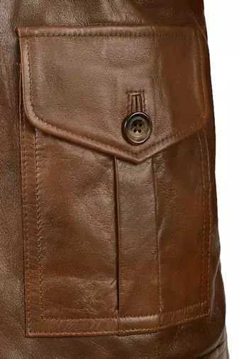 men's dark brown lambskin leather jacket classic zip up style modern