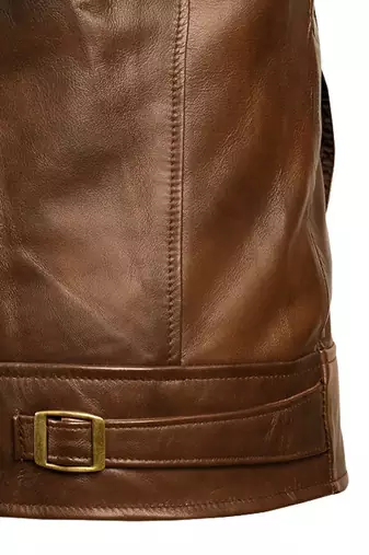 men's dark brown lambskin leather jacket classic zip up style modern