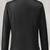 Mens black matte genuine lambskin leather jacket- quilted sholder & cafe racer tyle