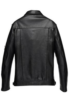 men's black lambskin leather jacket classic zip up style modern genuine 2