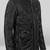 Men’s black lambskin leather jacket - zipper detail & café racer style