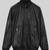 Men's black genuine lambskin leather jacket motorcycle biker casual style