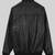 Men's black genuine lambskin leather jacket motorcycle biker casual style