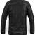 Men’s black lambskin leather jacket- distressed black finish two horizontal zippered chest pockets